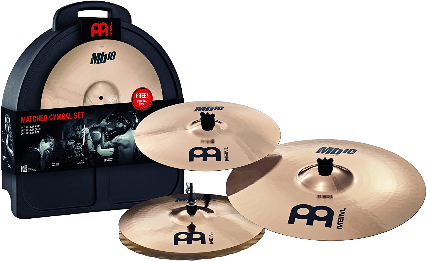 ست سنج راید 20 اینچ و کرش 16 اینچ و های هت 14 اینچ مینل مدل MB10-141620M - Image 1