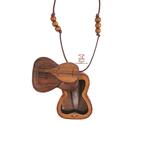 جعبه مضراب تار و سه تار چوبی گردنبندی روحتاف - Image 3