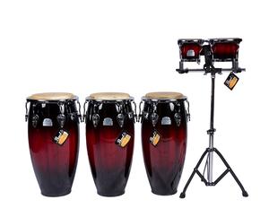 تومبا سه تايي با بانگو و پايه مدل Elite Congas Pearl - Image 2