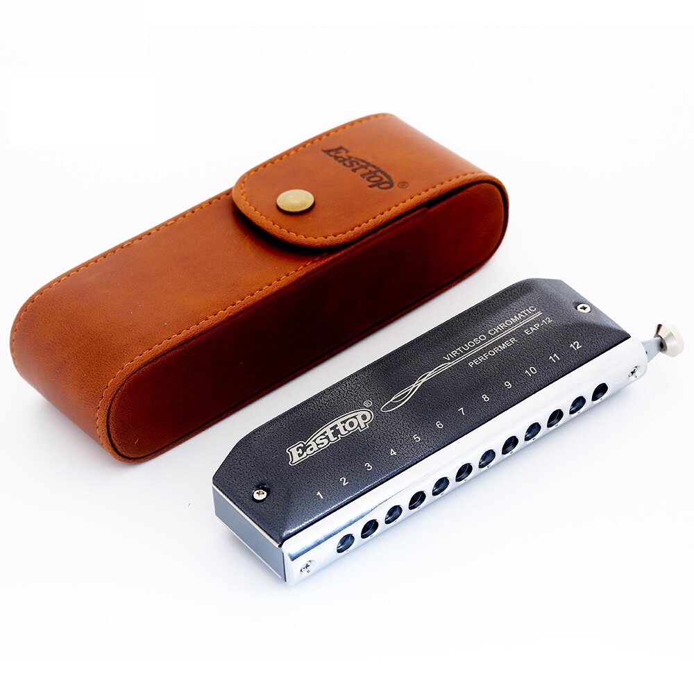 سازدهنی کروماتیک ایستاپ مدل PERFORMER EAP-12 BLACK