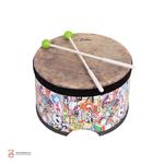 طبلک چوبی رها چوبی ( طرح دار) با مضراب - Image 3