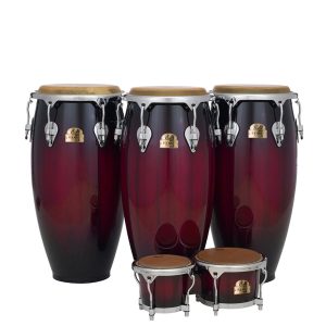 تومبا سه تايي با بانگو و پايه مدل Elite Congas Pearl