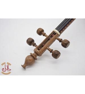 کمانچه عطا بحیرایی گردو فر دسته آبنوس  - Image 3