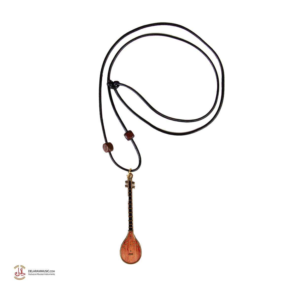 گردنبند سه تار مدل رزینی