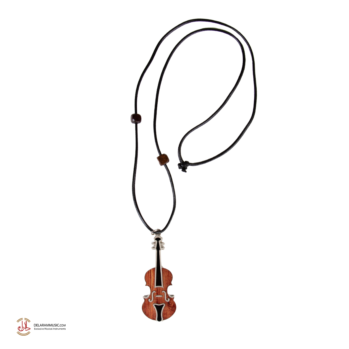 گردنبند ویولن مدل رزینی