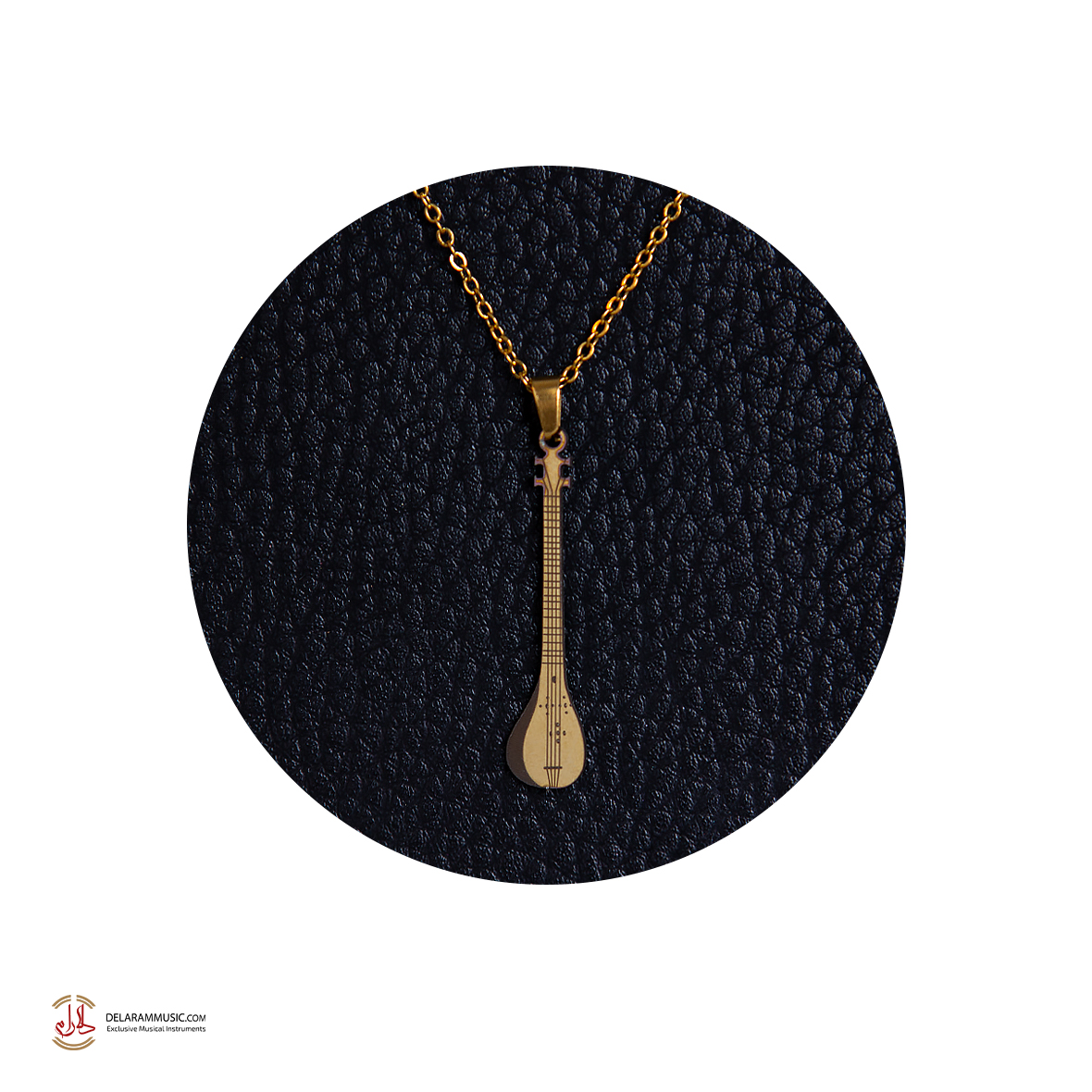 گردنبند طرح سه تار فلزی - Image 1