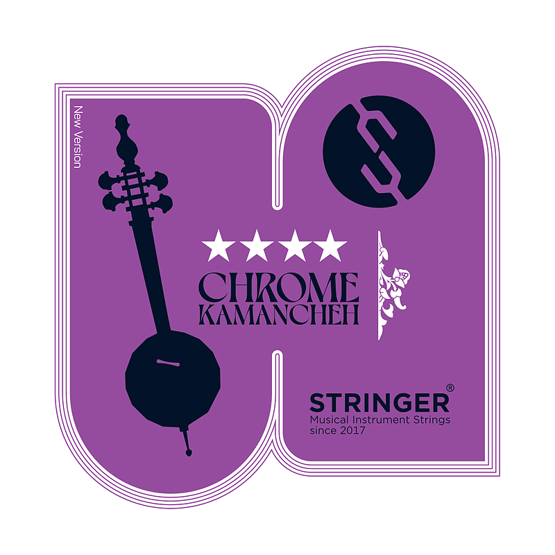 سیم کمانچه استرینگر مدل بنفش چهارستاره - Image 1