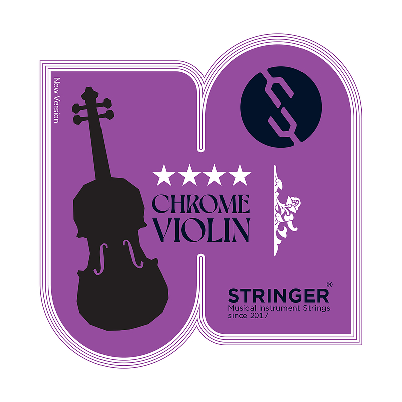 سیم ویولن استرینگر مدل بنفش چهارستاره - Image 1