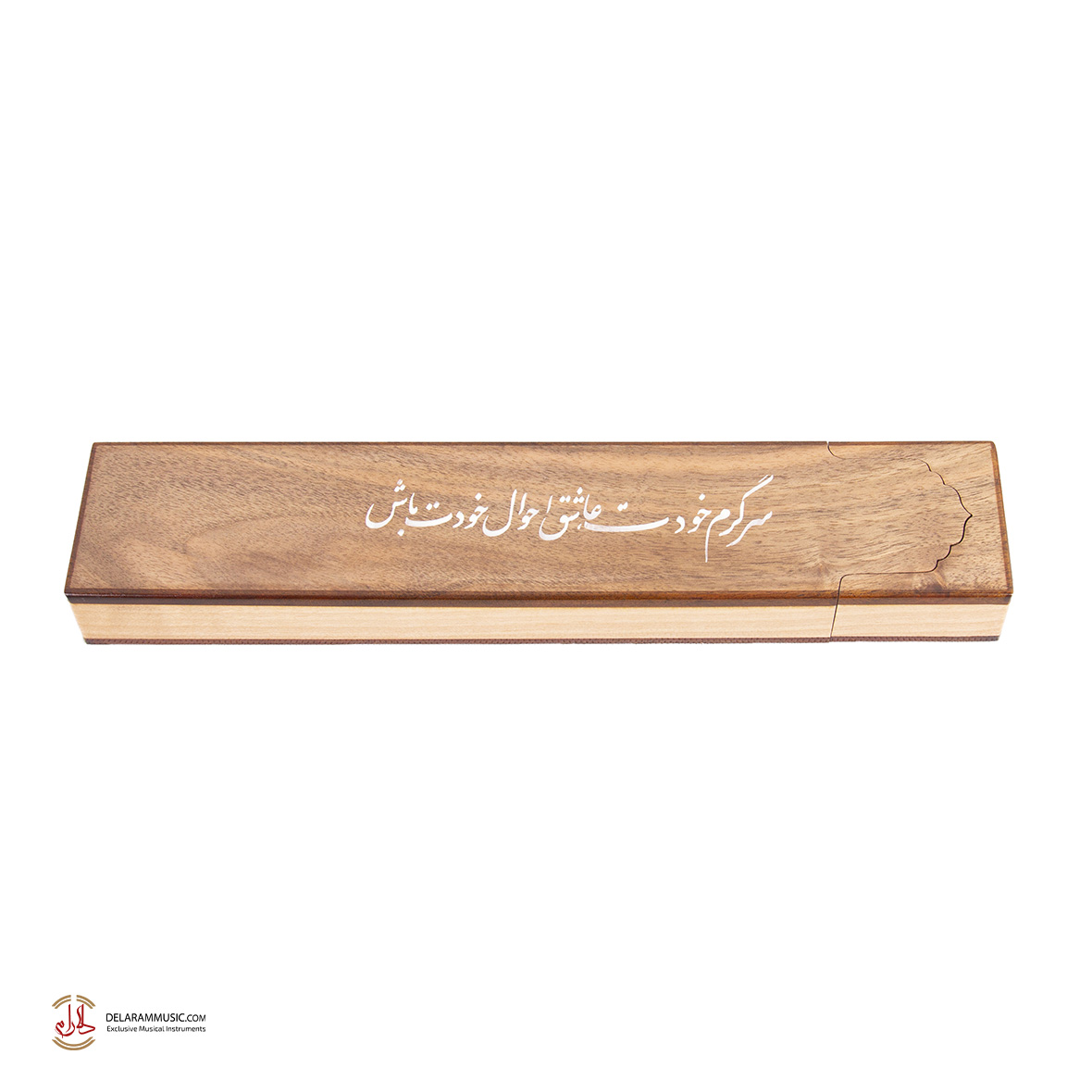 جعبه مضراب سنتور چوبی (چهارگوش) - Image 1