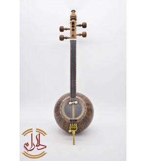 کمانچه عطا بحیرایی گردو فر دسته آبنوس 